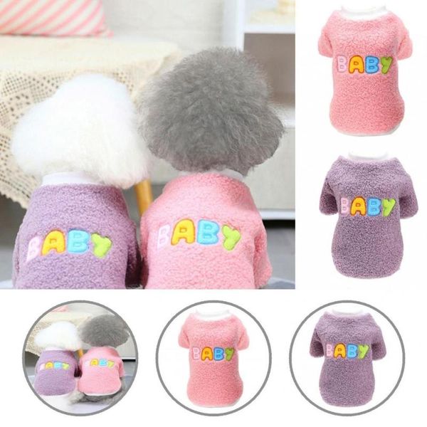 dog apparel good-looking beautiful pet teddy with baby letter pattern minimalistic puppy sweater round neck for winter
dog apparel good-looking beautiful pet teddy with baby letter pattern minimalistic puppy sweater round neck for winter