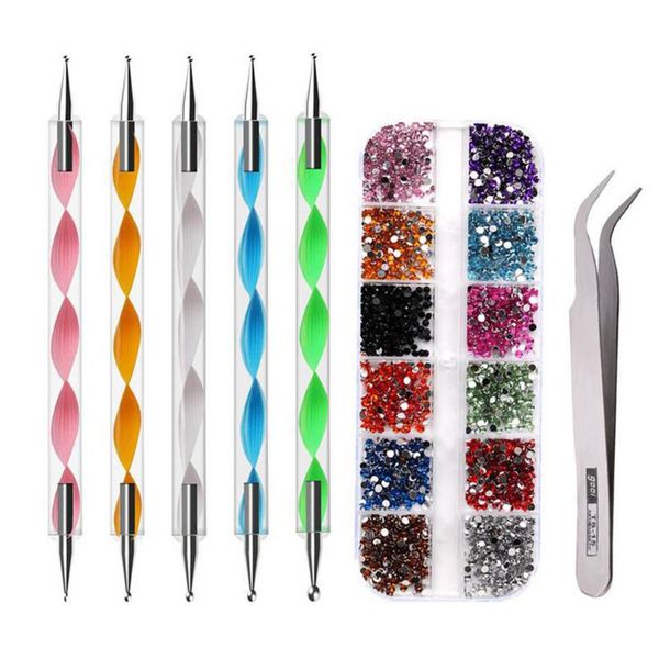 nail art kits multi shapes crystal rhinestone flatback decoration manicure tool set rhinestones for nails 3d craft crystals
nail art kits multi shapes crystal rhinestone flatback decoration manicure tool set rhinestones for nails 3d craft crystals