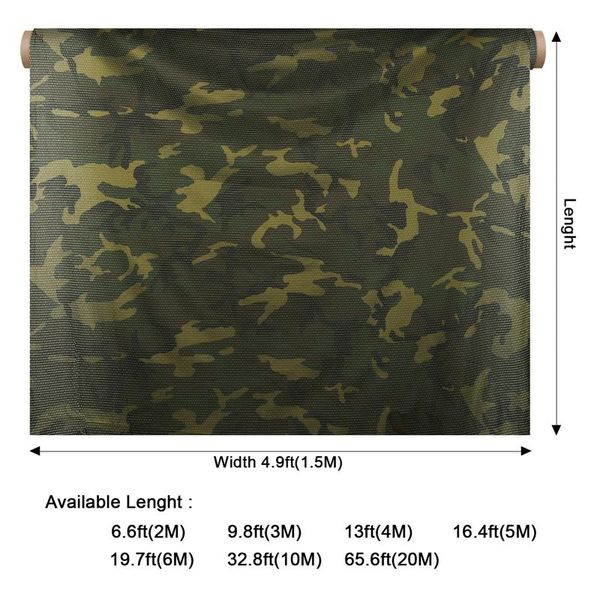 shade simple camouflage nets 1.5x3 1.5x6 awning cover mesh fabric cloth army training camo netting camping sun shelter pergola gazebos
shade simple camouflage nets 1.5x3 1.5x6 awning cover mesh fabric cloth army training camo netting camping sun shelter pergola gazebos