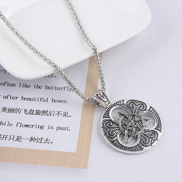 pendant necklaces viking necklace gothic retro hollow pattern chain pirate cosplay man women jewelry accessories gift, Silver
pendant necklaces viking necklace gothic retro hollow pattern chain pirate cosplay man women jewelry accessories gift, Silver