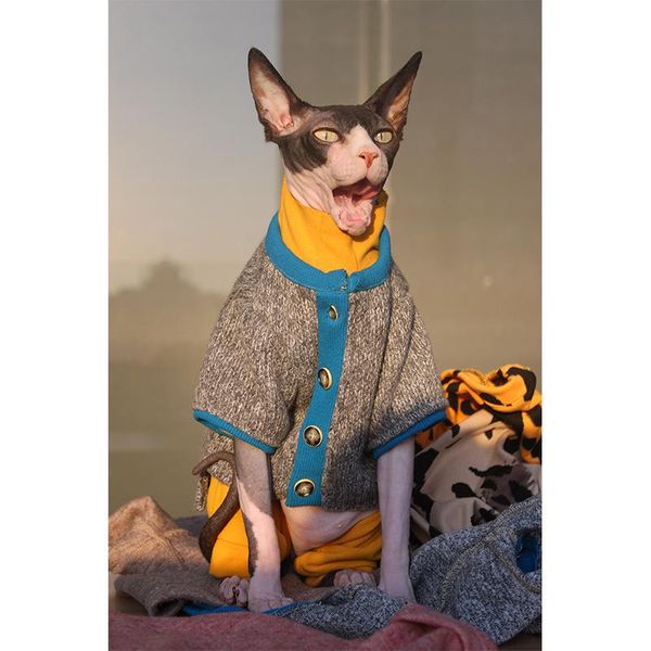 cat costumes sphinx hairless devon rex clothes british short hair cats sweater autumn winter warm coat jacket pets clothing
cat costumes sphinx hairless devon rex clothes british short hair cats sweater autumn winter warm coat jacket pets clothing