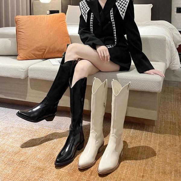 boots brand women's shoes rubber zipper boots-women thigh high heels fashion rain autumn 2021 pointy med over-the, Black 
boots brand women's shoes rubber zipper boots-women thigh high heels fashion rain autumn 2021 pointy med over-the, Black