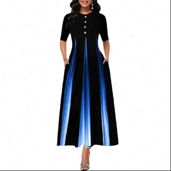 women dresses plus size womens vintage swing long dress half sleeve evening party a line ladies elegant print maxi s, Black;gray
women dresses plus size womens vintage swing long dress half sleeve evening party a line ladies elegant print maxi s, Black;gray