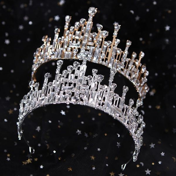 hair clips & barrettes retro style crystal rhinestone tiaras bridal headdress king crown wedding luxurious accessories jewelry, Golden;silver
hair clips & barrettes retro style crystal rhinestone tiaras bridal headdress king crown wedding luxurious accessories jewelry, Golden;silver