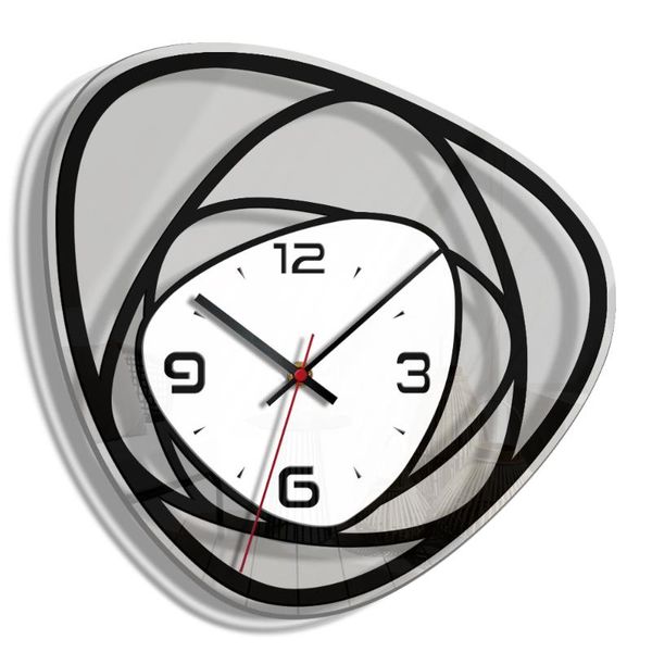 wall clocks creative simple acrylic decorative clock transparent for room decor