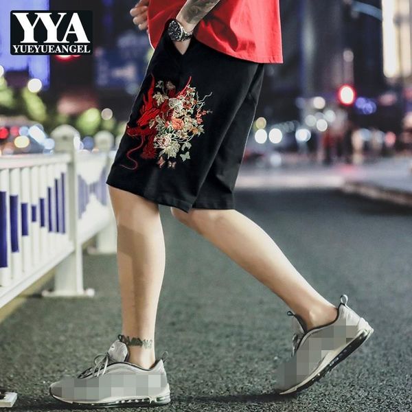summer casual shorts men chinese style embroidered beach elastic waist loose fit sweatpants street hip hop black men's, White;black
summer casual shorts men chinese style embroidered beach elastic waist loose fit sweatpants street hip hop black men's, White;black