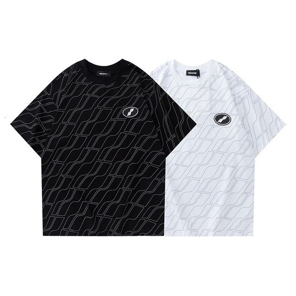 chao brand we11done all over reflective lin short sleeved t-shirt men's and women's loose korean bf half t-shirt, White;black
chao brand we11done all over reflective lin short sleeved t-shirt men's and women's loose korean bf half t-shirt, White;black