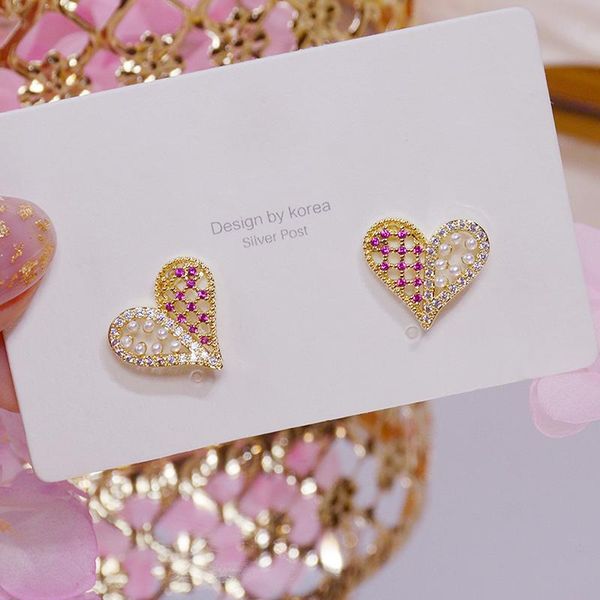 stud ins creativiry hollow pearl heart earrings for women zirconia trendy earrring daily jewelry gift, Golden;silver
stud ins creativiry hollow pearl heart earrings for women zirconia trendy earrring daily jewelry gift, Golden;silver