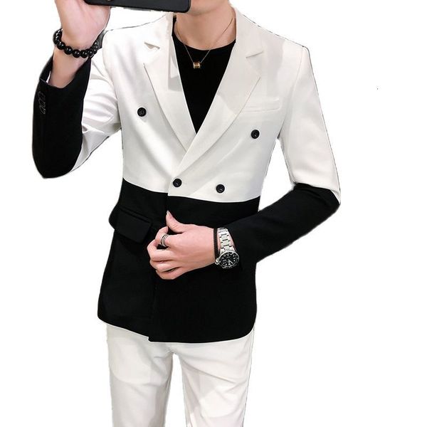 men's suits & blazrs blazr masculino com costura, blazr smi-prto, vrmlho branco, stilo doubl brastd, moda para casamnto bail zj4o, White;black
men's suits & blazrs blazr masculino com costura, blazr smi-prto, vrmlho branco, stilo doubl brastd, moda para casamnto bail zj4o, White;black