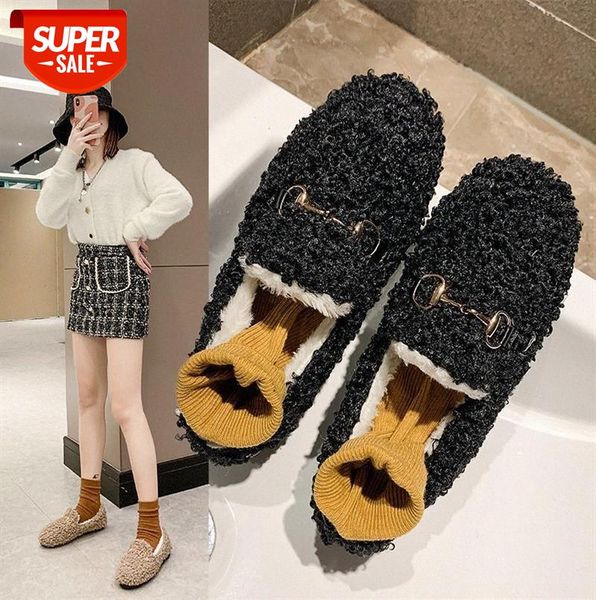 casual low-cut warm black daily flat-heeled women's plush round head solid color artificial wool slippers #p82i
casual low-cut warm black daily flat-heeled women's plush round head solid color artificial wool slippers #p82i