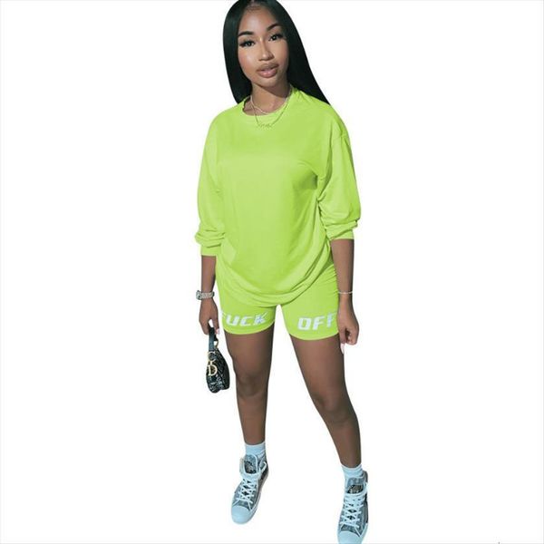2pcs fashion long sleeve autumn womens pants solid color t shirt letter printed shorts outfit set, White
2pcs fashion long sleeve autumn womens pants solid color t shirt letter printed shorts outfit set, White