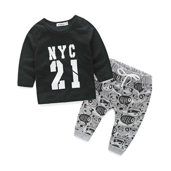 love dd&mm baby sets casual born baby boys clothes letters t shirts + animal cotton pants suits toddler infant clothing 210715, White
love dd&mm baby sets casual born baby boys clothes letters t shirts + animal cotton pants suits toddler infant clothing 210715, White