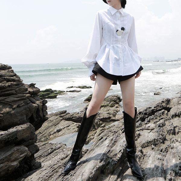 sweaters Msxu women's sale three-dimensional big bow in casual fashion temperament white shirt, White;black
sweaters Msxu women's sale three-dimensional big bow in casual fashion temperament white shirt, White;black