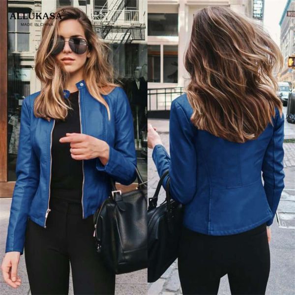 autumn and winter solid colorjacket women's pu leather warmth fashion long-sleeved jacket thickening women 210928, Black;brown
autumn and winter solid colorjacket women's pu leather warmth fashion long-sleeved jacket thickening women 210928, Black;brown