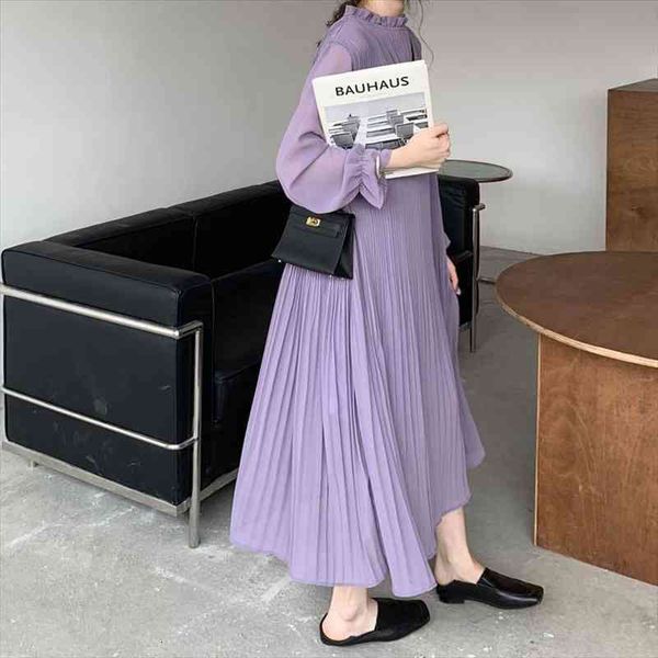 real searly spring women dress korean ins loose skinned solid color press pleated bottom girl, Black;gray
real searly spring women dress korean ins loose skinned solid color press pleated bottom girl, Black;gray