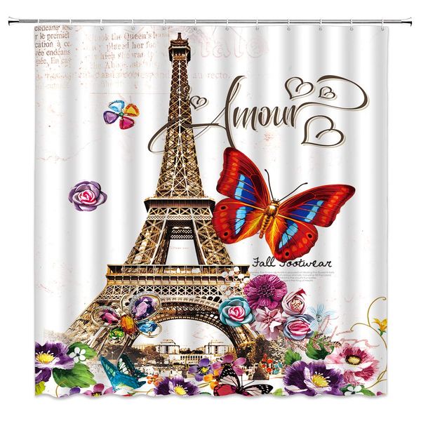 eiffel tower shower curtain decor colorful flowers paris amour butterfly romantic france famous landmark purple fabric bath
eiffel tower shower curtain decor colorful flowers paris amour butterfly romantic france famous landmark purple fabric bath
