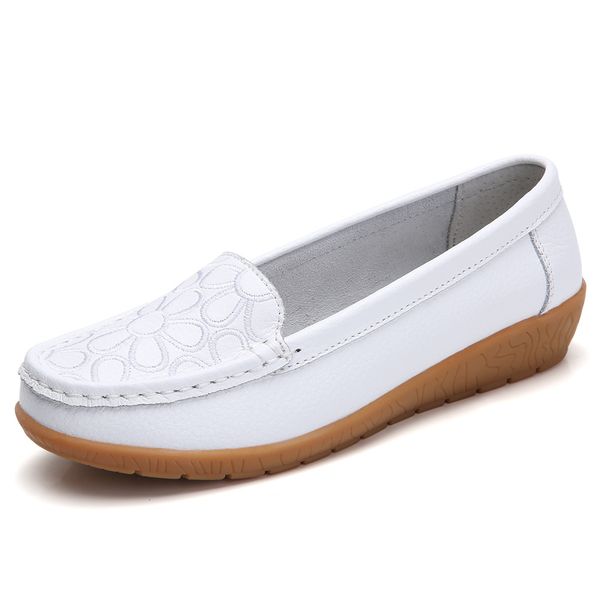 2020 new women flats shoes women genuine leather shoes woman loafers slip on ballet flats ballerines flats walking plus size c0410, Black
2020 new women flats shoes women genuine leather shoes woman loafers slip on ballet flats ballerines flats walking plus size c0410, Black