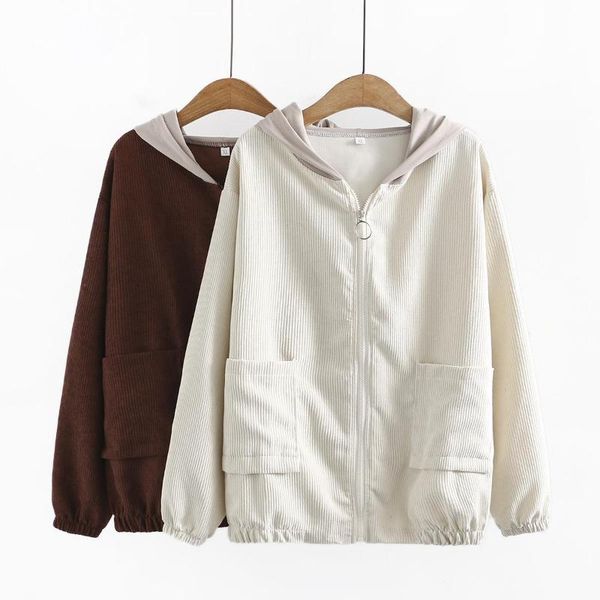plus size outerwear & coats autumn winter women jacket size&curve clothing 2021 casual long sleeve corduroy hooded female coat, Black
plus size outerwear & coats autumn winter women jacket size&curve clothing 2021 casual long sleeve corduroy hooded female coat, Black