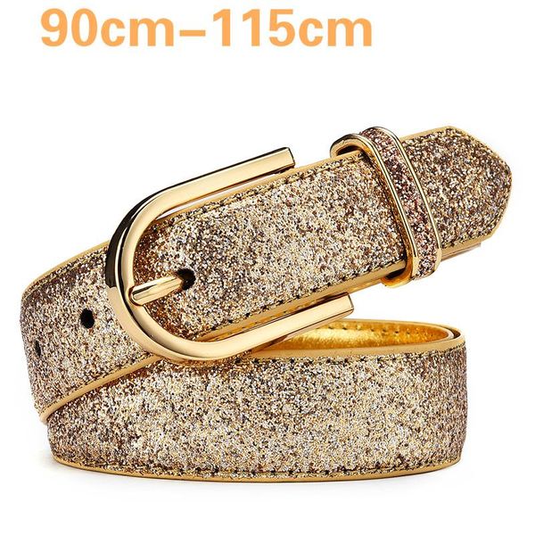 belts anyongzu design women glitter golden belt female silver waist fashion luxury gifts femme 95 100 105 115cm, Black;brown
belts anyongzu design women glitter golden belt female silver waist fashion luxury gifts femme 95 100 105 115cm, Black;brown