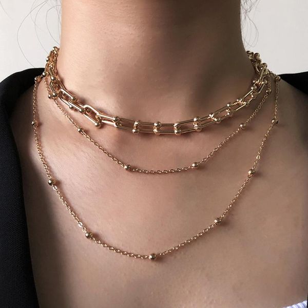 minimalist u shaped punk multilayer round bead clavicle chain necklace handmade boho for women jewelry chains, Silver
minimalist u shaped punk multilayer round bead clavicle chain necklace handmade boho for women jewelry chains, Silver
