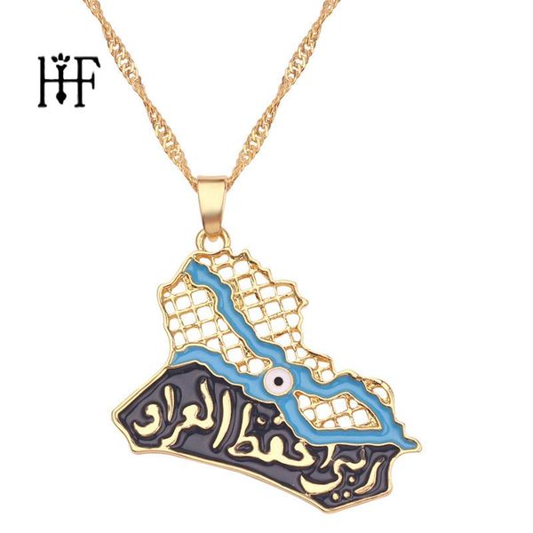 map necklace gold color jewelry for middle east iraq pendant women's arabic text drip necklaces, Silver
map necklace gold color jewelry for middle east iraq pendant women's arabic text drip necklaces, Silver