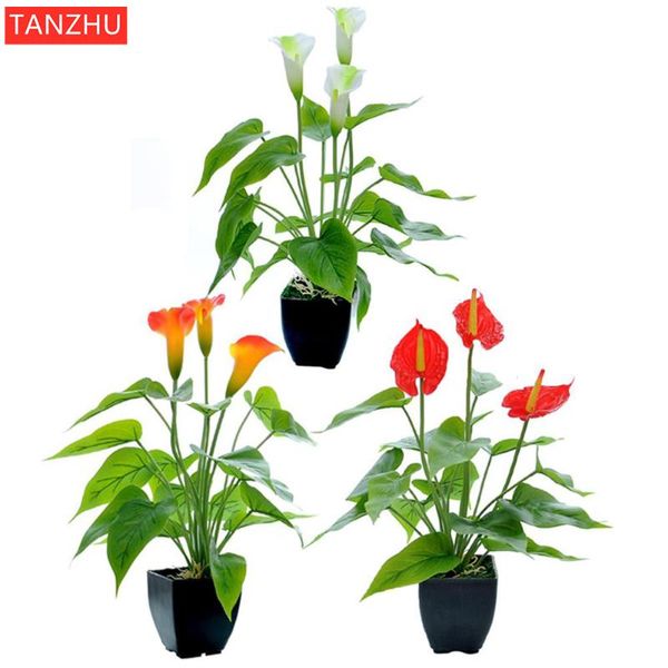decorative flowers & wreaths simulation plant bonsai artificial flower common callalily green environmental potted
decorative flowers & wreaths simulation plant bonsai artificial flower common callalily green environmental potted