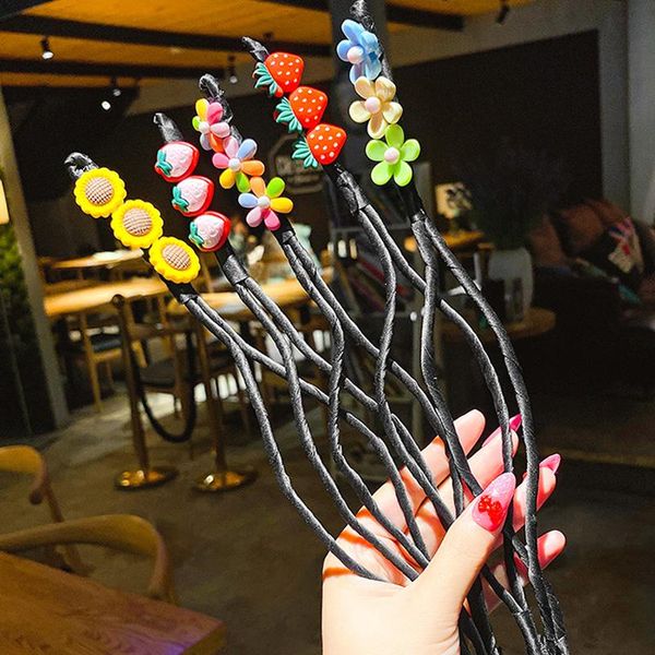 hair accessories korean fashion hairpin bun flower braided style temperament women girls head rope, Slivery;white
hair accessories korean fashion hairpin bun flower braided style temperament women girls head rope, Slivery;white