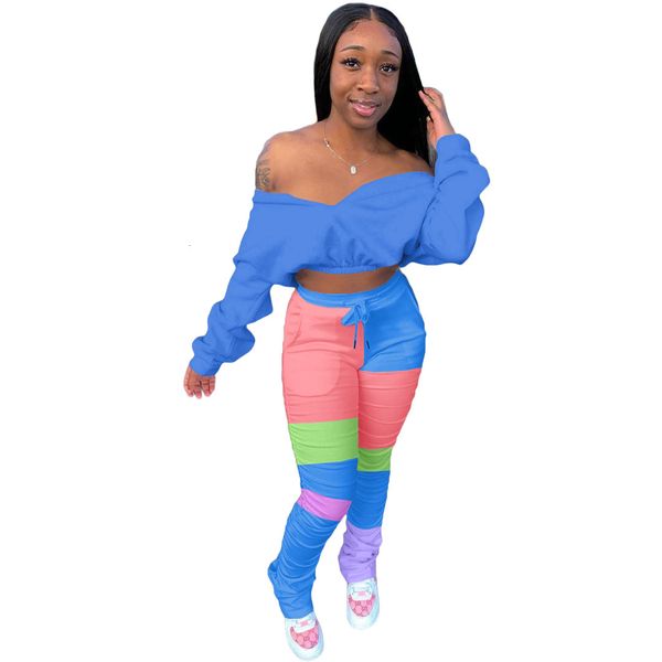 casual women contrast color patchwork two piece sets lady big size slash neck batwing sleeve crop lace-up stacked pants set, Gray
casual women contrast color patchwork two piece sets lady big size slash neck batwing sleeve crop lace-up stacked pants set, Gray