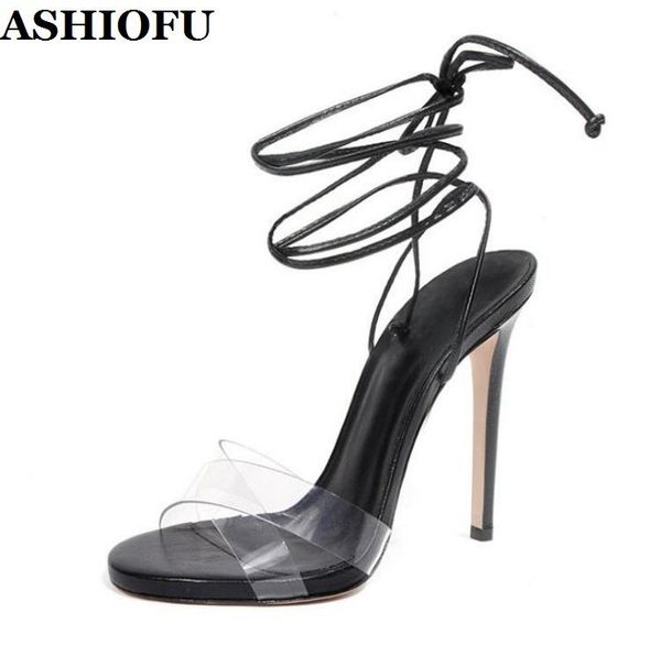 dress shoes ashiofu sale handmade ladies high heeled sandals pvc ankle strap summer evening club fashionable, Black
dress shoes ashiofu sale handmade ladies high heeled sandals pvc ankle strap summer evening club fashionable, Black