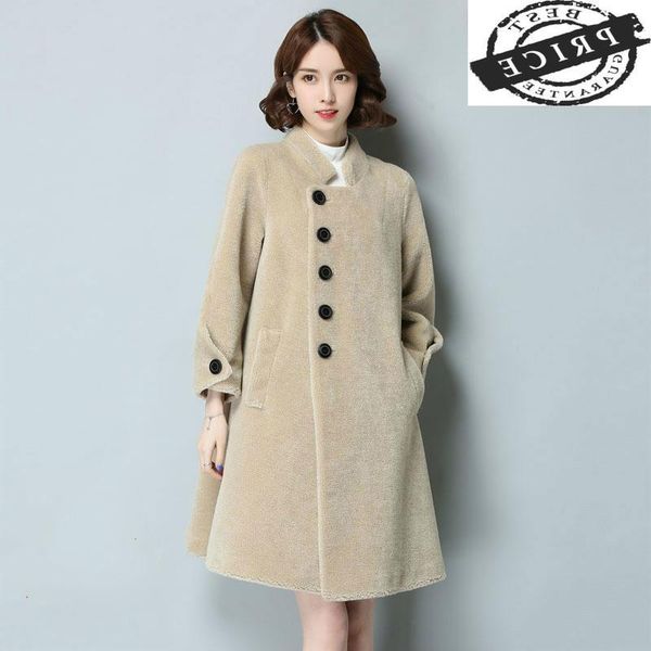 women's fur & faux women real wool coat natural sheep shearing coats female winter warm overcoat autumn spring clothes 2021 lwl136a, Black
women's fur & faux women real wool coat natural sheep shearing coats female winter warm overcoat autumn spring clothes 2021 lwl136a, Black