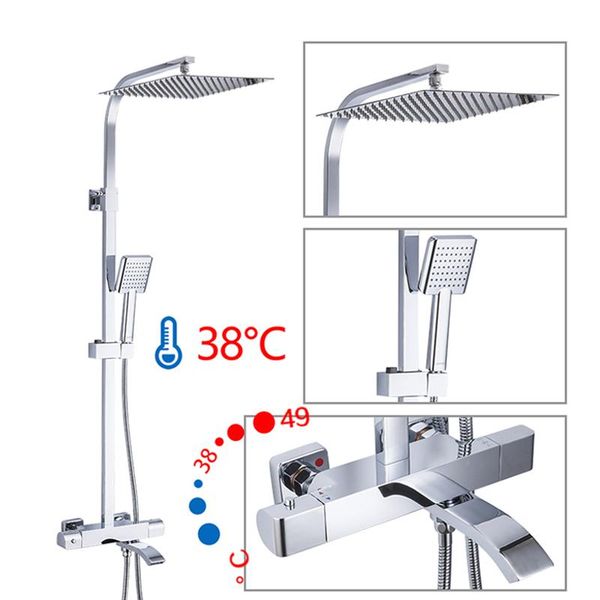 shower faucets thermostatic bathroom set bath waterfall heads chrome mixer water tap sets
shower faucets thermostatic bathroom set bath waterfall heads chrome mixer water tap sets
