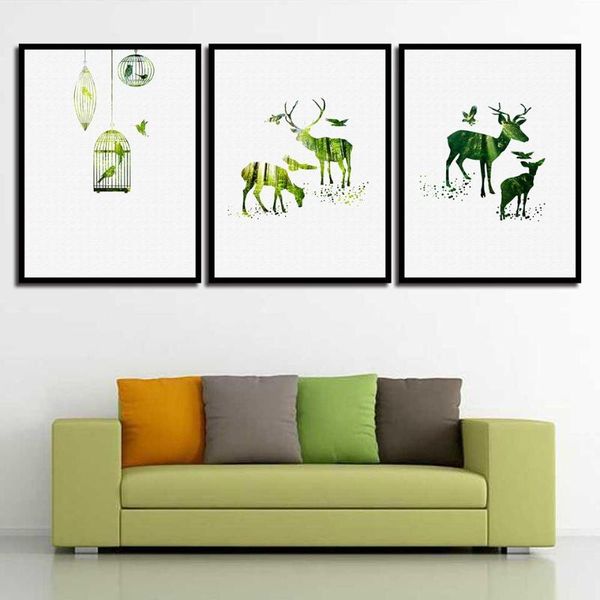 paintings nordic minimalist style poster wall art prints green animal deer silhouette canvas painting cage bird pictures home decoration
paintings nordic minimalist style poster wall art prints green animal deer silhouette canvas painting cage bird pictures home decoration