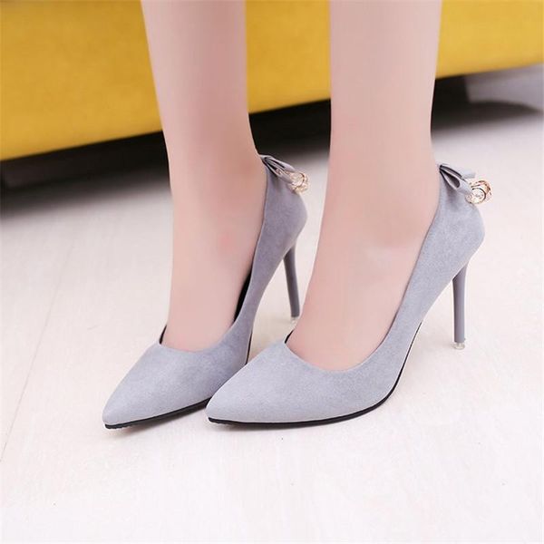 dress shoes metal decoration suede thin heels high pumps women 2021 pointed toe red rhinestones wedding party female, Black
dress shoes metal decoration suede thin heels high pumps women 2021 pointed toe red rhinestones wedding party female, Black
