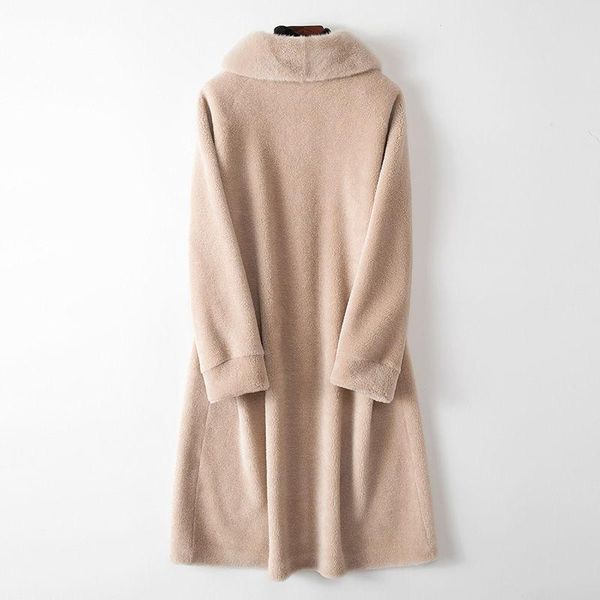 women's fur & faux 2021 spring woman real coat female winter long jackets ladies sleeve clothes length overcoat q258, Black
women's fur & faux 2021 spring woman real coat female winter long jackets ladies sleeve clothes length overcoat q258, Black