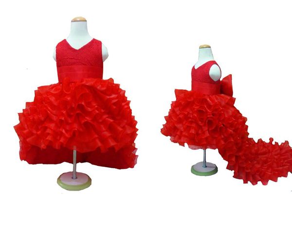 girl's dresses flower girl red chiffon tailing pageant summer for weddings party birthday dress with big bow, Red;yellow
girl's dresses flower girl red chiffon tailing pageant summer for weddings party birthday dress with big bow, Red;yellow