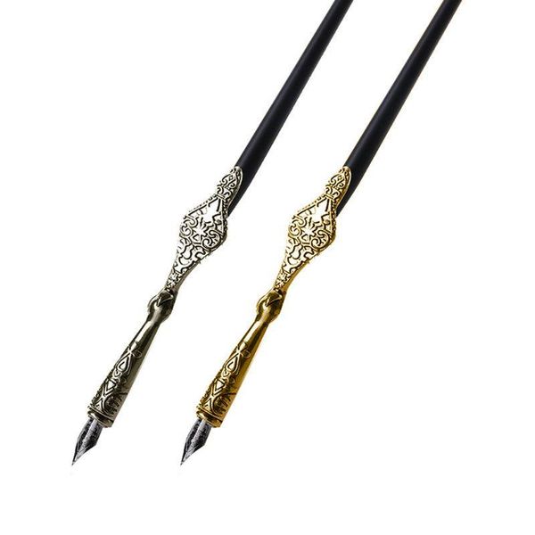 fountain pens 1pc metal carved craft script antique dip pen oblique calligraphy holder
fountain pens 1pc metal carved craft script antique dip pen oblique calligraphy holder