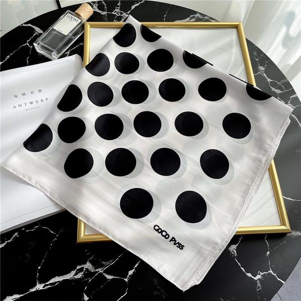 scarves dot print silk scarf for women 2021 spring shawl wrap pashmina bandana lady foulard neckerchief hairband, Blue;gray
scarves dot print silk scarf for women 2021 spring shawl wrap pashmina bandana lady foulard neckerchief hairband, Blue;gray