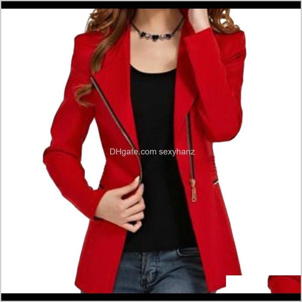 suits blazers apparel drop delivery 2021 womens longsleeve short winter jacket zipper jackets female coat womans clothing outwear red 4 size, White;black
suits blazers apparel drop delivery 2021 womens longsleeve short winter jacket zipper jackets female coat womans clothing outwear red 4 size, White;black