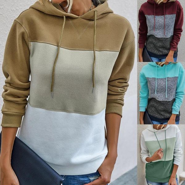autumn winter warm hoodies women color block drawstring casual loose hooded sweatshirt plus velvet pocket pullover coat women's & sweat, Black
autumn winter warm hoodies women color block drawstring casual loose hooded sweatshirt plus velvet pocket pullover coat women's & sweat, Black