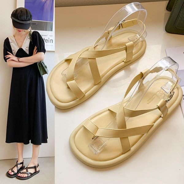 sandals flat sandal shoe 2021 summer women's heels soft flip flops platform anti-skid all-match suit female beige without low fashion n, Black
sandals flat sandal shoe 2021 summer women's heels soft flip flops platform anti-skid all-match suit female beige without low fashion n, Black