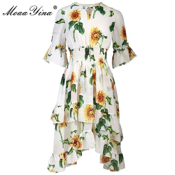 summer elegant ruffles irregular midi dress women flare sleeve fashion sunflower print elastic waist holiday 210524, Black;gray
summer elegant ruffles irregular midi dress women flare sleeve fashion sunflower print elastic waist holiday 210524, Black;gray