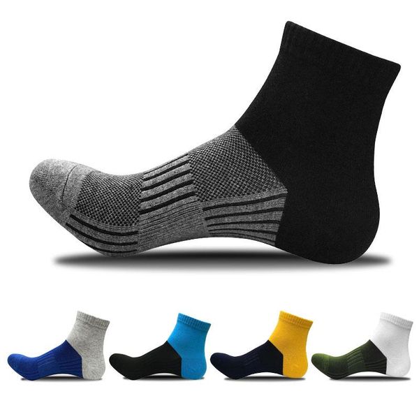 men's socks 5 pairs/lot men sport cycling riding cotton mixed color middle tube basketball climbing camping running, Black
men's socks 5 pairs/lot men sport cycling riding cotton mixed color middle tube basketball climbing camping running, Black