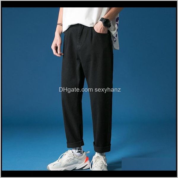 mens clothing apparel drop delivery 2021 spring autumn jeans men solid color loose straight washed ankle-length denim casual tro, Blue
mens clothing apparel drop delivery 2021 spring autumn jeans men solid color loose straight washed ankle-length denim casual tro, Blue