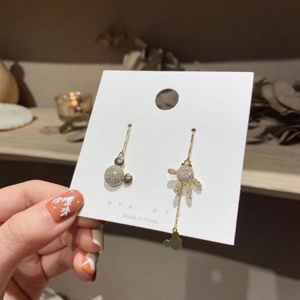 dangle & chandelier cute mouse earrings hooks long palm asymmetrical 2021 trendy jewelry for women romantic gift cartoon accessories wholesa, Silver
dangle & chandelier cute mouse earrings hooks long palm asymmetrical 2021 trendy jewelry for women romantic gift cartoon accessories wholesa, Silver