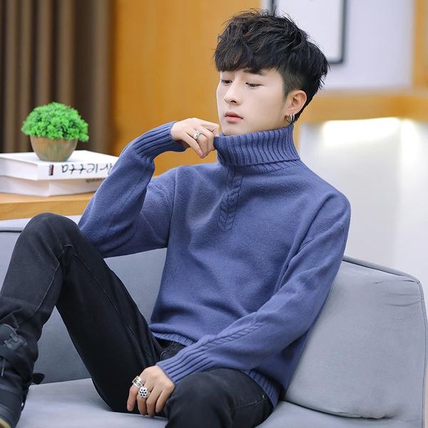men's sweaters turtleneck sweater mens knitted shirt men casual cotton long sleeves pullovers koreanwinter 2021 and pull, White;black
men's sweaters turtleneck sweater mens knitted shirt men casual cotton long sleeves pullovers koreanwinter 2021 and pull, White;black