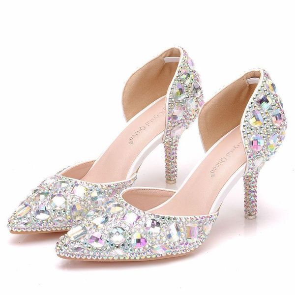 spring summer women pumps shoes rhinestone hollow pointed toe thin heels 7.5cm fashion delicate sweet wedding high heel dress, Black
spring summer women pumps shoes rhinestone hollow pointed toe thin heels 7.5cm fashion delicate sweet wedding high heel dress, Black