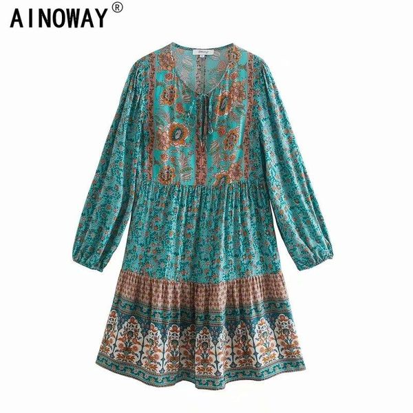 casual dresses vintage chic women lace-up tassel peacock print beach bohemian mini dress ladies summer rayon cotton boho vestidos, Black;gray
casual dresses vintage chic women lace-up tassel peacock print beach bohemian mini dress ladies summer rayon cotton boho vestidos, Black;gray