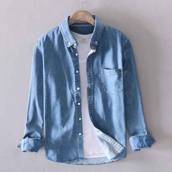 men's casual shirts men classic style slim fit long sleeve denim autumn fashion male solid cotton jeans homme plus size 4xl, White;black
men's casual shirts men classic style slim fit long sleeve denim autumn fashion male solid cotton jeans homme plus size 4xl, White;black