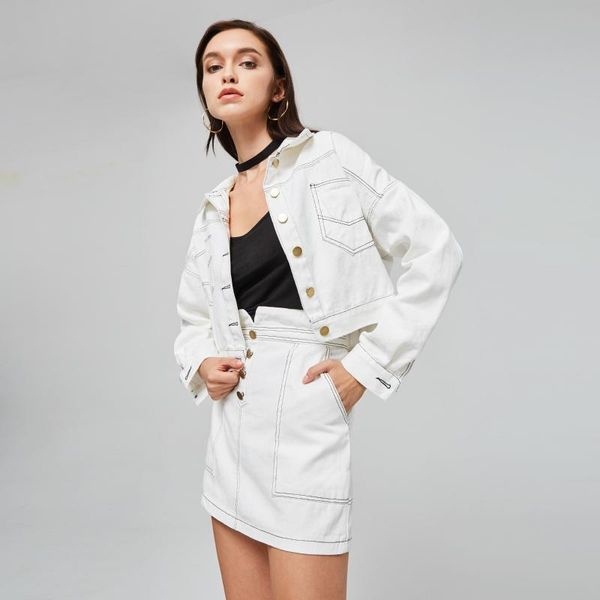 women's tracksuits 2021 autumn fashion simple high street office lady women suits straight plain button girls shirts skirts travel holi, Gray
women's tracksuits 2021 autumn fashion simple high street office lady women suits straight plain button girls shirts skirts travel holi, Gray