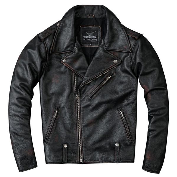 men's leather & faux 2021 vintage black men slim fit american motorcycle jacket plus size xxxxl genuine cowhide biker's coat
men's leather & faux 2021 vintage black men slim fit american motorcycle jacket plus size xxxxl genuine cowhide biker's coat